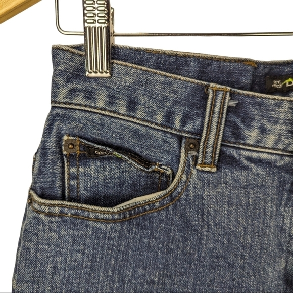 Y2K DKNY Jeans High Waist Straight Leg Denim Blue Vintage Size 8 - Picture 4 of 9